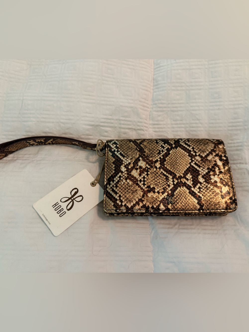 Hobo Snakeskin Wristlet/Wallet